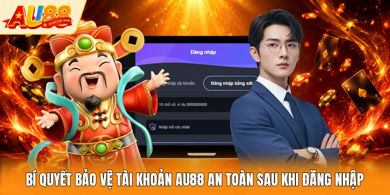 Bí quyết bảo vệ tài khoản AU88 an toàn sau khi đăng nhập 